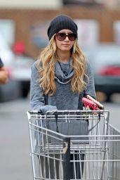 Ashley Tisdale Street Style - Shopping at Whole Foods, Nov. 2014