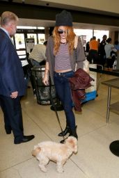 Bella Thorne Casual Style - LAX Airport in Los Angeles - Nov. 2014
