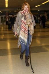 Bella Thorne Street Fashion - at JFK Airport in New York City - November 2014