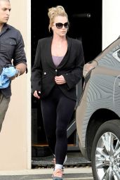 Britney Spears - Leaving the Gym in Westlake Village - November 2014