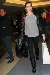 Camilla Belle at LAX Airport - November 2014