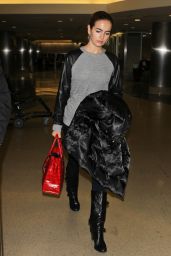 Camilla Belle at LAX Airport - November 2014