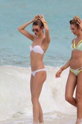Candice Swanepoel & Behati Prinsloo Bikini Photoshoot - Victoria