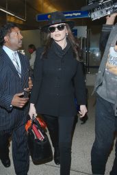Catherine Zeta-Jones - at LAX Airport, November 2014