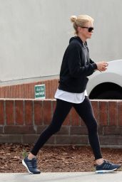Charlize Theron in Leggings - Leaves a Yoga Class - Nov. 2014