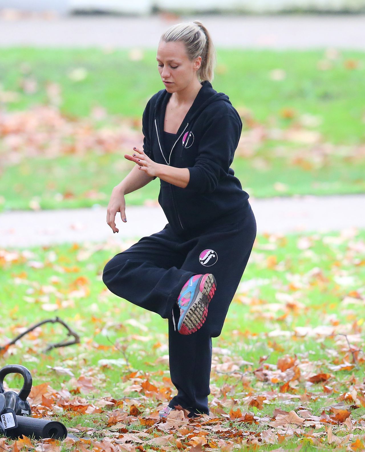 Chloe Madeley - Personal Trainer Workout in a North London Park