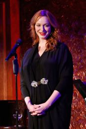 Christina Hendricks Perfoms on Stage - David Burtka