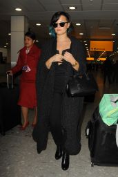 Demi Lovato at Heathrow Airport in London - November 2014