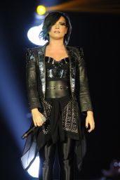 Demi Lovato - Performs in London at O2 Arena during Enrique Iglesias 