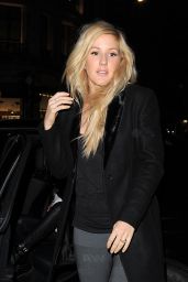 Ellie Goulding - Arriving at the H&M Alexander Wang Launch - November 2014