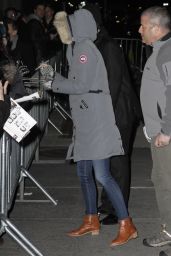 Emma Stone Smile - Leaving Studio 54 in New York City - November 2014