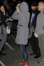 Emma Stone Smile - Leaving Studio 54 in New York City - November 2014
