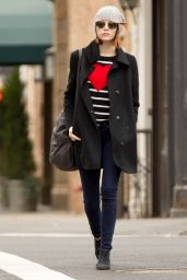 Emma Stone Style - Out in New York City - November 2014