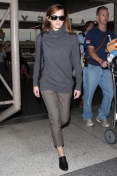 Emma Watson Style - at LAX Airport in Los Angeles, October 2014