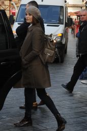 Gemma Arterton Style - Out in London - November 2014
