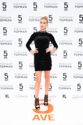 Hailey Baldwin in Mini Dress - Topshop Topman Flagship Store Opening in New York City