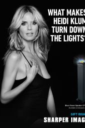 Heidi Klum - ad Campaign for Sharper Image 2014