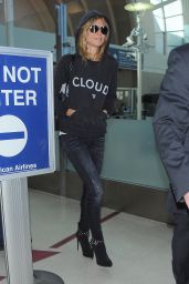 Heidi Klum at LAX Airport - November 2014