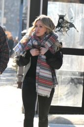 Hilary Duff On the Set of 