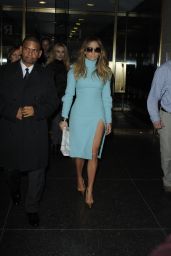 Jennifer Lopez - Leaving NBC Studios in Manhattan - November 2014