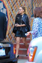 Jennifer Lopez Style - Mansion in the Hollywood Hills for a Photoshoot - November 2014
