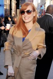 Jessica Chastain Arriving to Appear at 