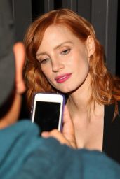 Jessica Chastain Night Out Style, West Hollywood - November 2014