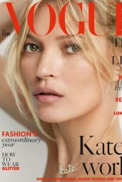 Kate Moss - Vogue Magazine (UK) December 2014 Cover