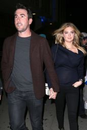 Kate Upton With Her Boyfriend - Leaving the Knicks Game in New York City - Nov. 2014