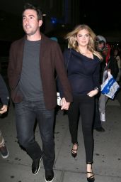 Kate Upton With Her Boyfriend - Leaving the Knicks Game in New York City - Nov. 2014