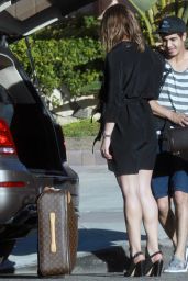 Katharine McPhee Shows Off Her Legs - Out in Los Angeles, November 2014