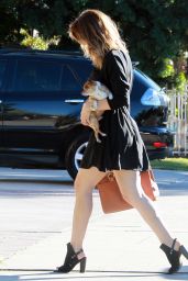 Katharine McPhee Shows Off Her Legs - Out in Los Angeles, November 2014