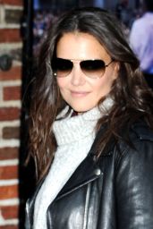 Katie Holmes Arriving to Appear on 