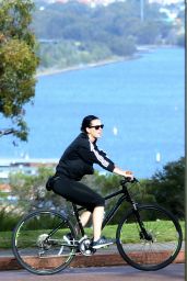 Katy Perry - Going For A Bicycle Ride In Perth in Australia - November 2014