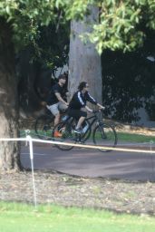 Katy Perry - Going For A Bicycle Ride In Perth in Australia - November 2014