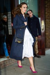 Keira Knightley Style - Leaving Her Hotel in New York City - November 2014
