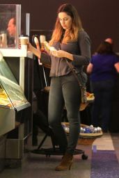 Kelly Brook in Tight Jeans - at LAX Airport, November 2014