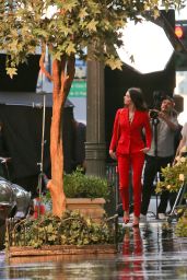 Kendall Jenner in All Red - Photoshoot in Los Angeles, November 2014