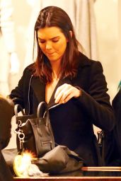 Kendall Jenner in Mini Skirt - Shopping in Beverly Hills - November 2014