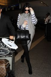 Kendall Jenner Style - at LAX Airport in Los Angeles, Nov. 2014