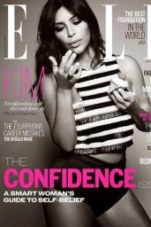 Kim Kardashian - Elle Magazine Cover January 2015