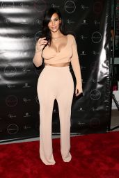 Kim Kardashian Style - Kylie Hair Kouture Launch in Beverly Hills - November 2014
