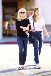 Kirsten Dunst Was All Smiles - Out With a Friend in the Toluca Lake - November 2014