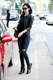 Krysten Ritter in Ripped Jeans - Out in Los Angeles, November 2014