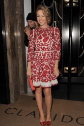 Kylie Minogue - Dolce & Gabbana Christmas Tree Party Held at Claridge