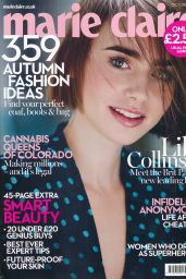 Lily Collins - Marie Claire Magazine (UK) October 2014