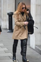 Lindsay Lohan Style - Out in London - October 2014