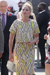 Margot Robbie Style - Stakes Day Racing Carnival in Melbourne, November 2014