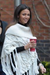 Michelle Keegan Style - at the Shopping Centre in Solihull - England, November 2014