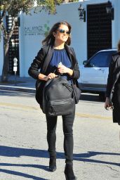 Nikki Reed Street Style - Shopping in Beverly Hills - November 2014